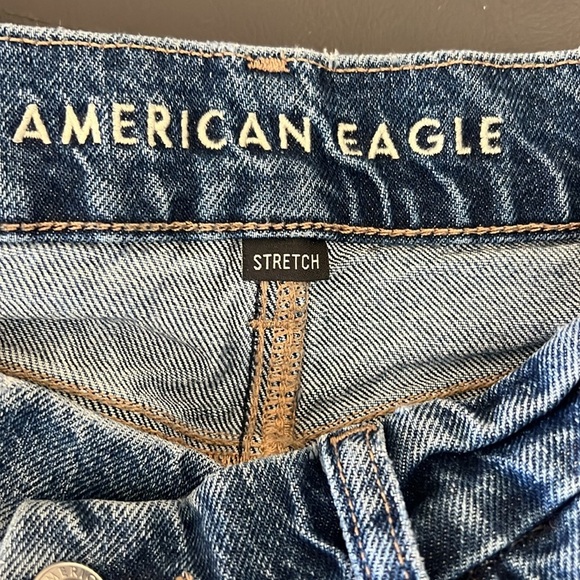 American Eagle Outfitters Curvy 90s Straight Women's Blue Jeans size 4 - Picture 5 of 7